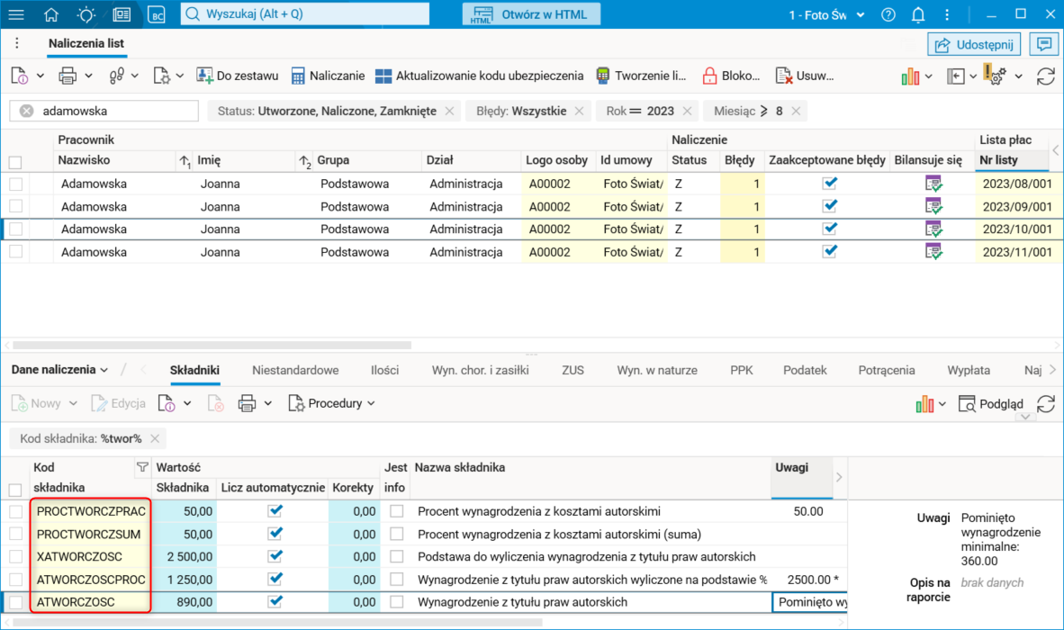 Obraz zawierający tekst, zrzut ekranu, oprogramowanie, numer Opis wygenerowany automatycznie