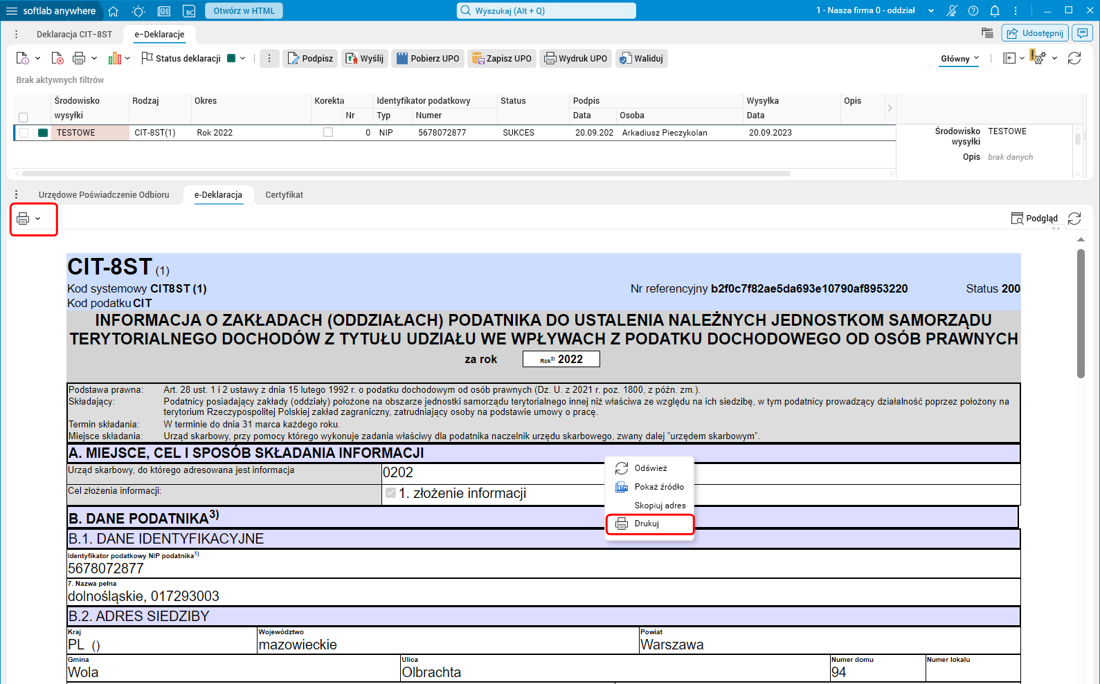 Obraz zawierający tekst, zrzut ekranu, oprogramowanie, numer Opis wygenerowany automatycznie
