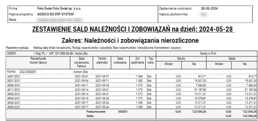 Obraz zawierający tekst, paragon, zrzut ekranu, numer Opis wygenerowany automatycznie