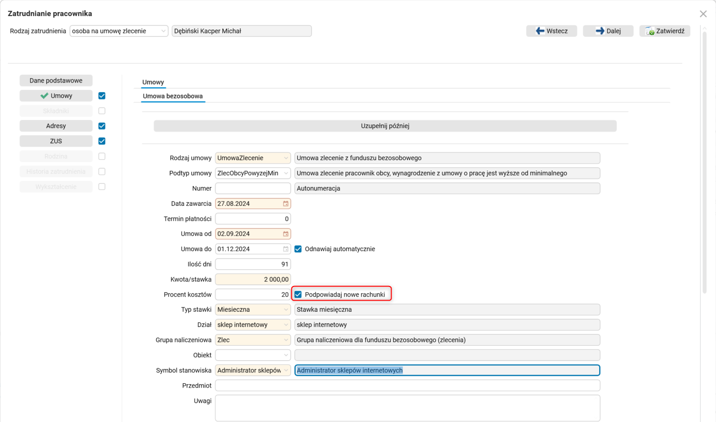 Obraz zawierający tekst, oprogramowanie, numer, Strona internetowa Opis wygenerowany automatycznie