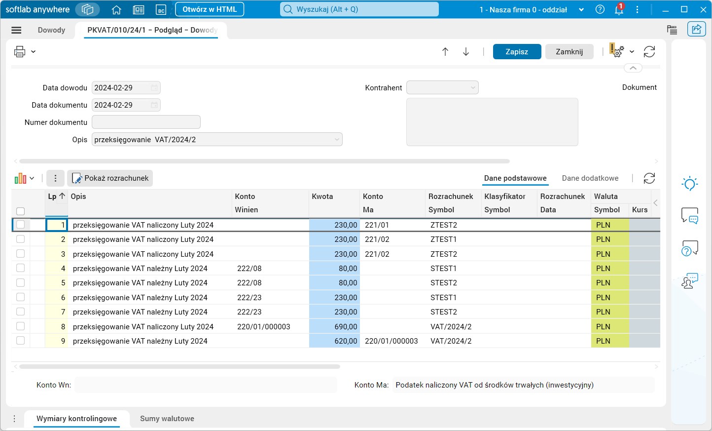 Obraz zawierający tekst, zrzut ekranu, oprogramowanie, numer Opis wygenerowany automatycznie