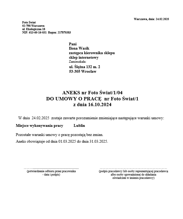 Obraz zawierający tekst, zrzut ekranu, dokument, Czcionka Zawartość wygenerowana przez sztuczną inteligencję może być niepoprawna.