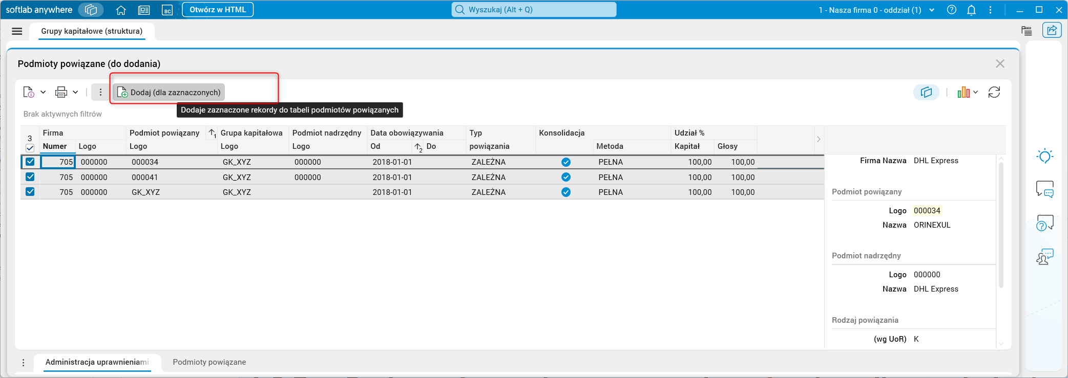 Obraz zawierający tekst, zrzut ekranu, oprogramowanie, numer Opis wygenerowany automatycznie