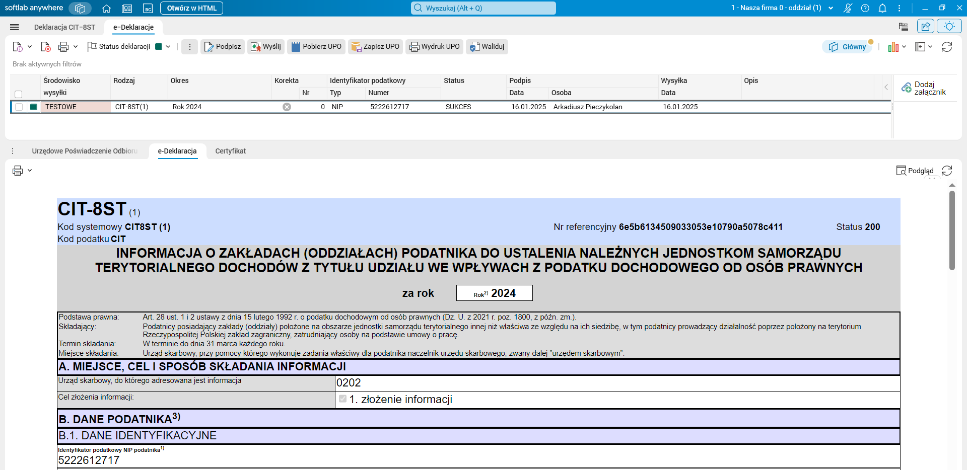 Obraz zawierający tekst, zrzut ekranu, oprogramowanie, numer Opis wygenerowany automatycznie