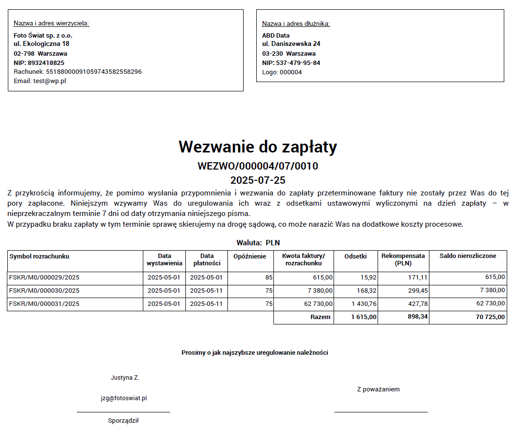 Obraz zawierający tekst, zrzut ekranu, paragon, Czcionka Zawartość wygenerowana przez AI może być niepoprawna.