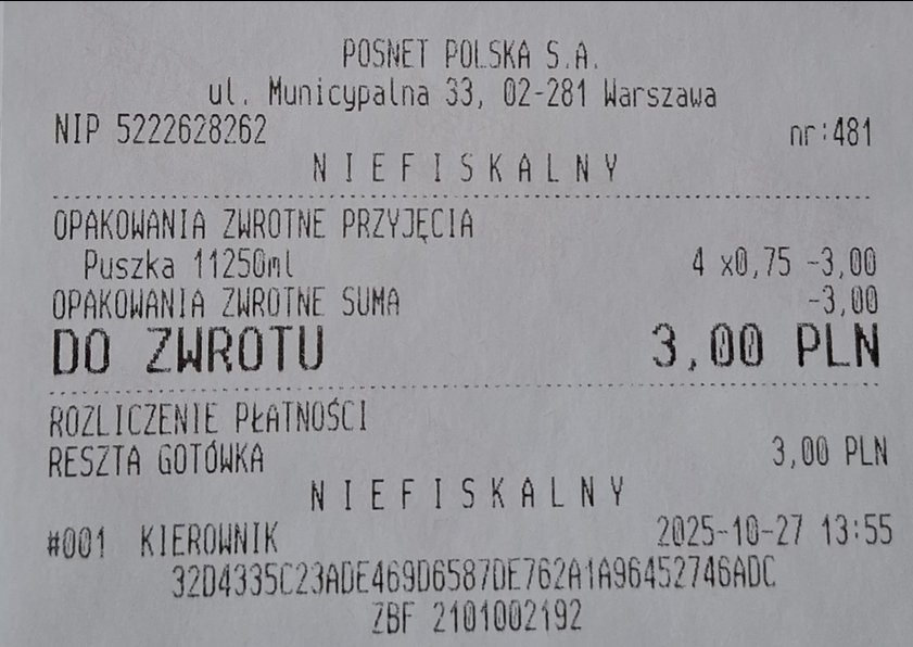 Obraz zawierający tekst, paragon, Czcionka, czarne i białe Zawartość wygenerowana przez AI może być niepoprawna.